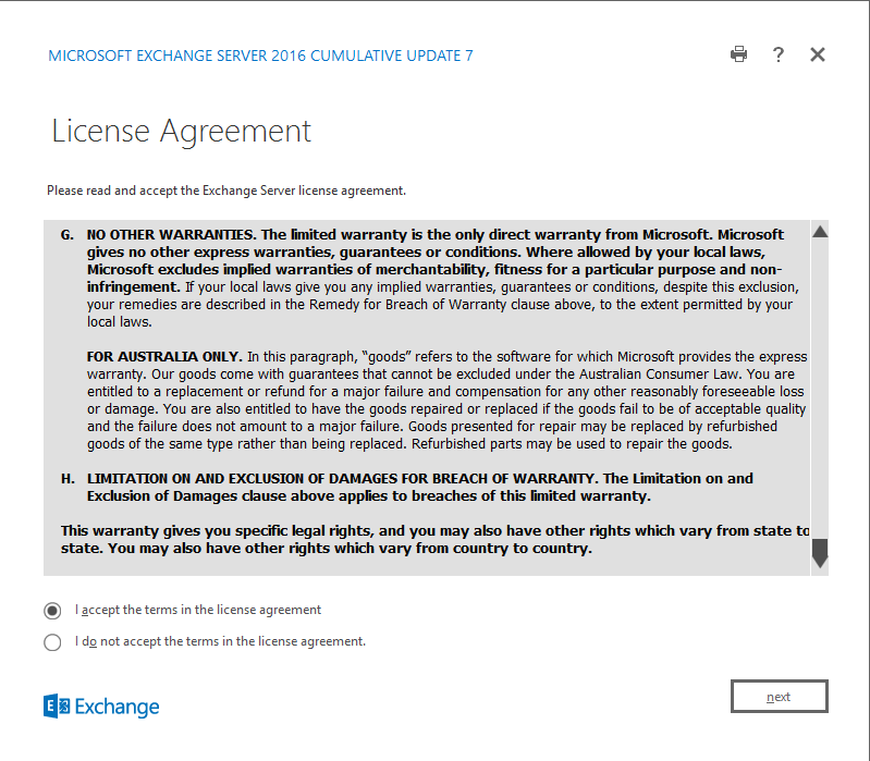 Microsoft Exchange Server Installation tutorial | TransIP