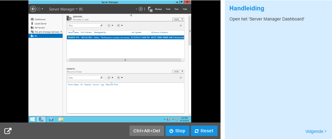 Installation Wizard Windows VPS mailservice