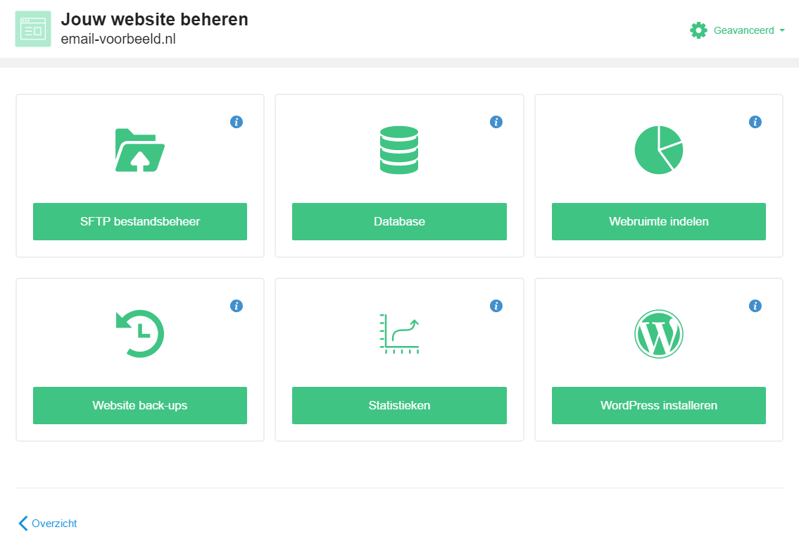Jouw Website Beheren