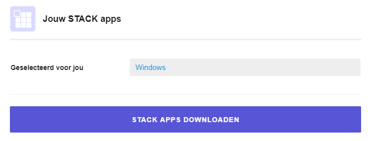STACK apps downloaden