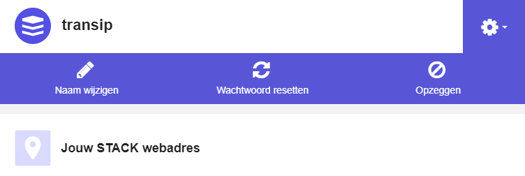Wachtwoord resetten
