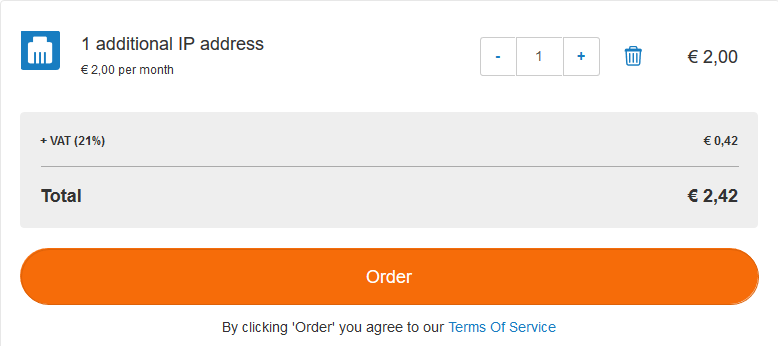control panel order ip address