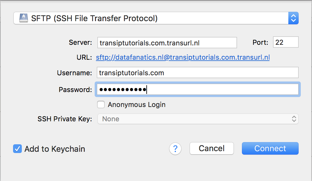 upload backupfiles to cyberduck ftp