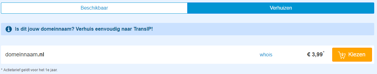 afbeelding bezet domein verhuizen