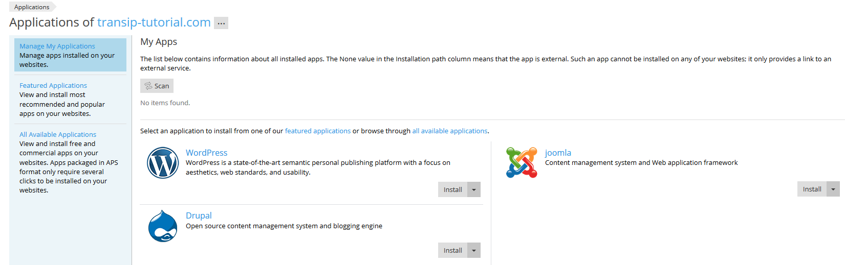 plesk my apps