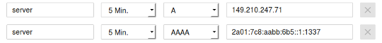 VPS IPv6 AAAA