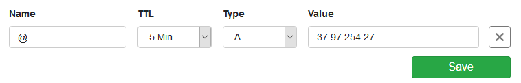 domain a record