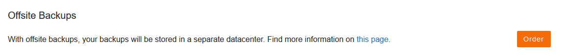 vps backups order offsite
