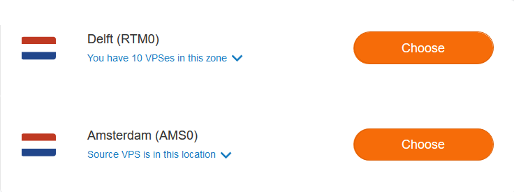 choose availability zone