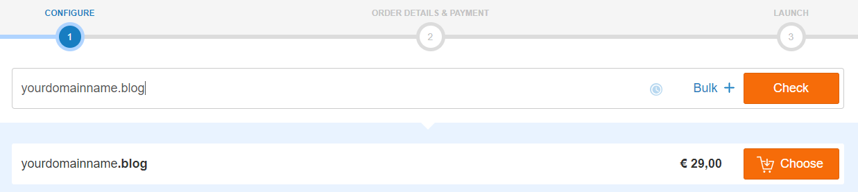 check if your domain name is available