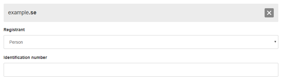 additional data registration transfer person .se domain