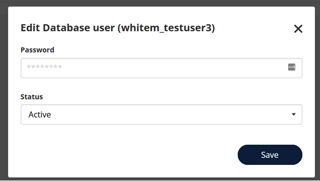 enter the database password from wp-config.php