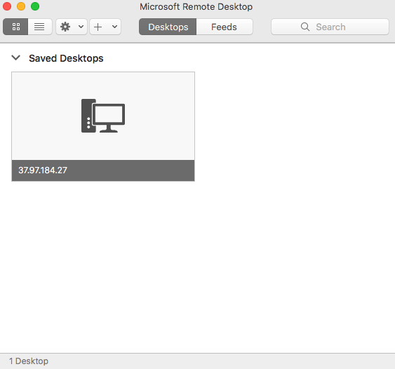 mac remote desktop saved desktops
